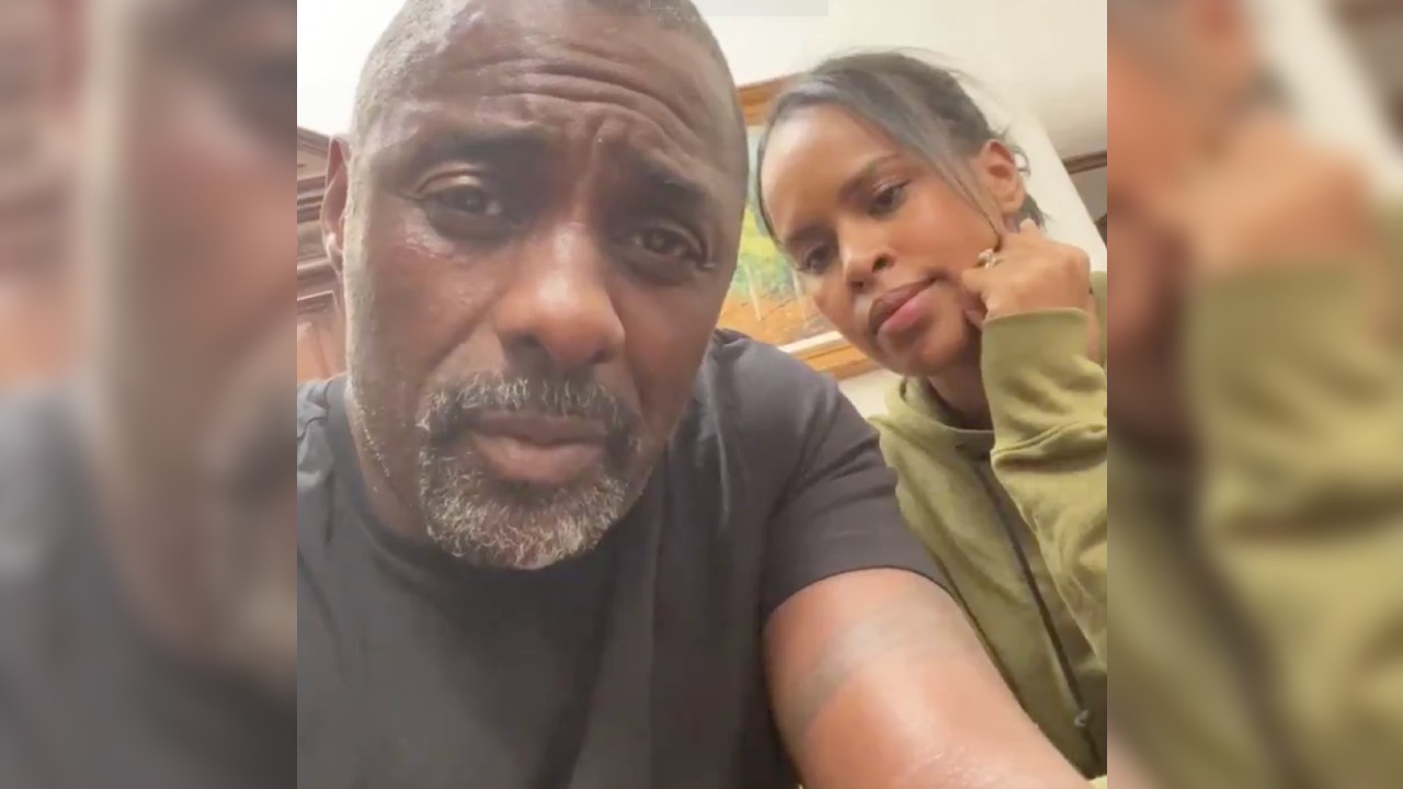 Idris Elba said his wife, Sabrina Dhowre, hasn’t been tested for the virus yet, but she’s doing alright as well.